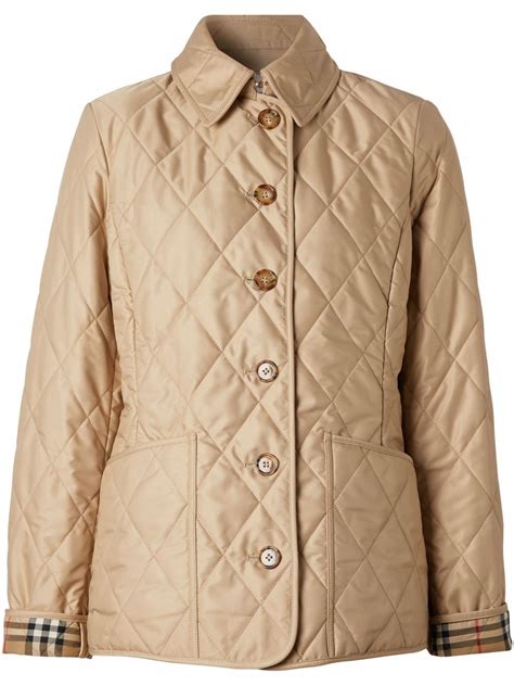 burberry london gold quilted jacket|quilted burberry jacket outlet store.